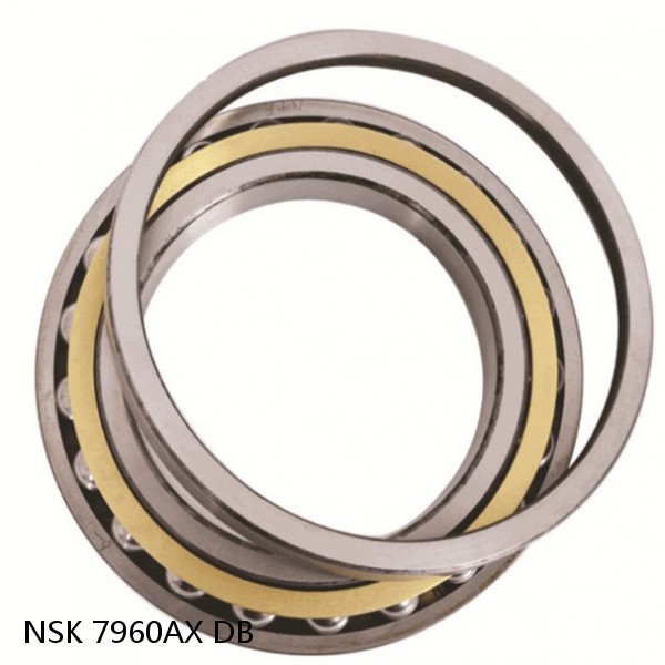 7960AX DB NSK Angular contact ball bearing #1 image